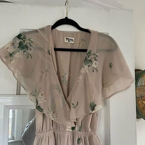show me your mumu audrey dress in bouquet toss